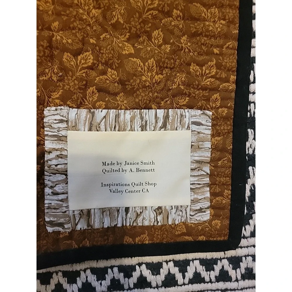 Handmade Quilt New Buck & Deer Theme Size 54 X 54